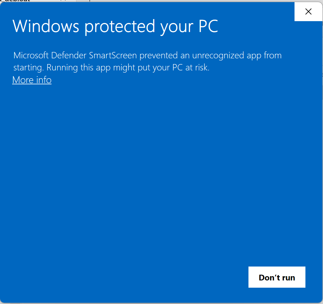 Without the Mark of the Web (MotW), users may not receive this warning before running something suspicious. 